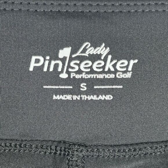 Lady Pinseeker Sz S Black Golf Skort Zipper Pockets Activewear - Picture 5 of 10